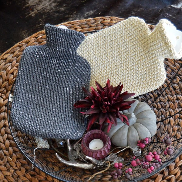 Termofor s pleteným obalom Classic - Hugo Frosch-image-1