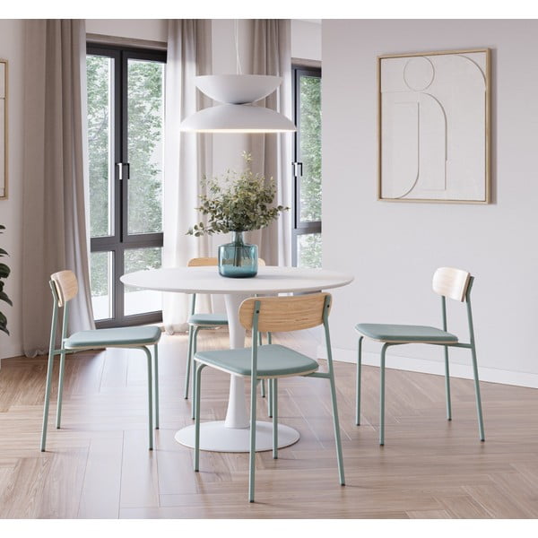 Zelené/v prírodnej farbe jedálenské stoličky v súprave 2 ks Adriana – Marckeric-image-1