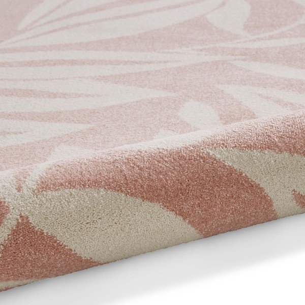 Svetloružový koberec 160x230 cm Sorral Leaves  – Catherine Lansfield-image-3