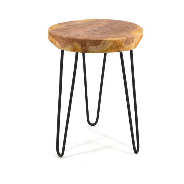Drevená stolička s kovovými nohami Moycor Marsella
