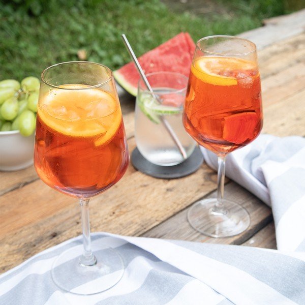 Poháre na víno v súprave 6 ks 450 ml Sandra – Orion-image-2