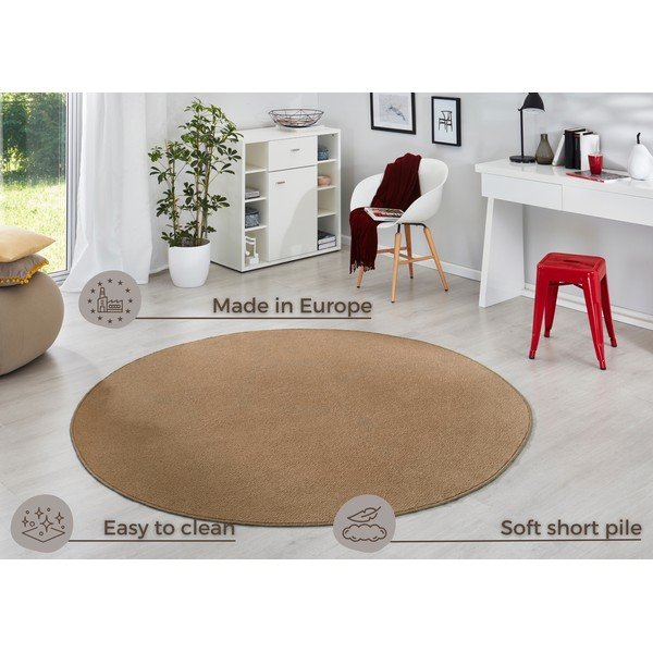 Hnedý okrúhly koberec ø 133 cm Fancy – Hanse Home-image-4