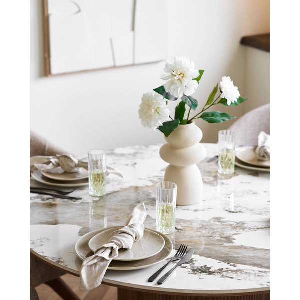 Béžové kameninové taniere v súprave 4 ks ø 27 cm Viola – House Nordic-image-1