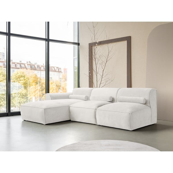 Biela rohová pohovka (ľavý roh) Flex Felix – Miuform-image-3