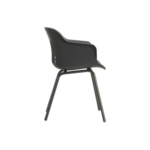 Tmavosivé plastové záhradné stoličky v súprave 2 ks Jill Rondo – Hartman-image-3