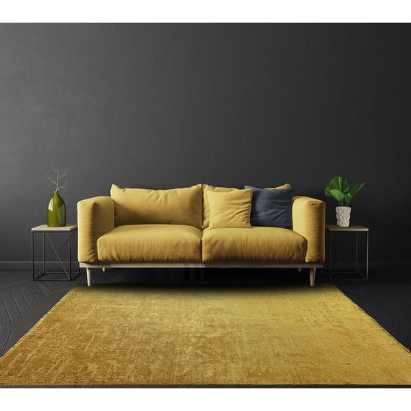 Žltý koberec Asiatic Carpets Abstract, 200 x 290 cm-image-3
