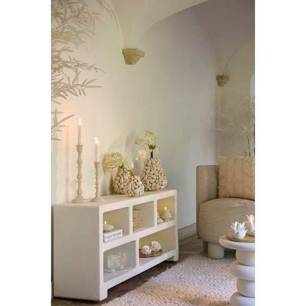 Krémovobiely regál 140x60x35 cm Nahua – Light & Living-image-1