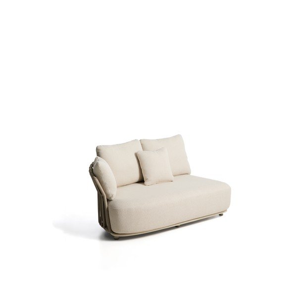 Béžová/taupe záhradná modulárna pohovka 170 cm Osani – Kave Home-image-4
