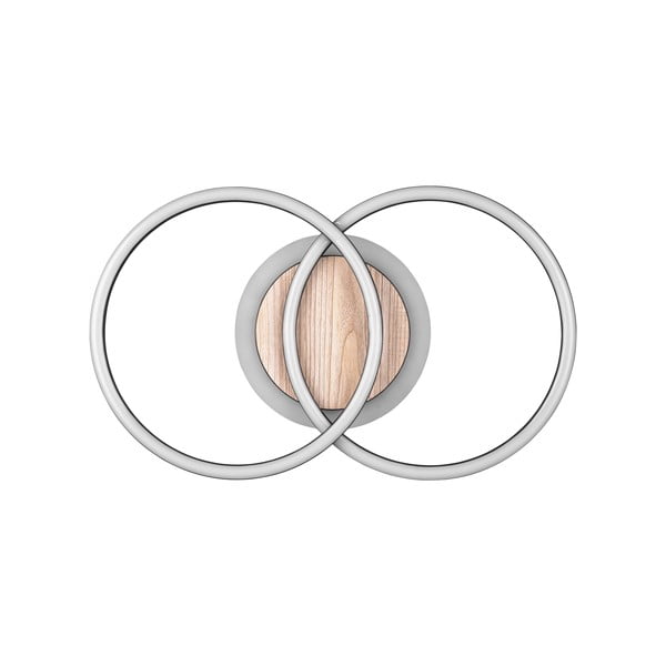 Čierno-hnedé LED stmievateľné stropné svietidlo 28x46 cm Giro – Reality-image-4