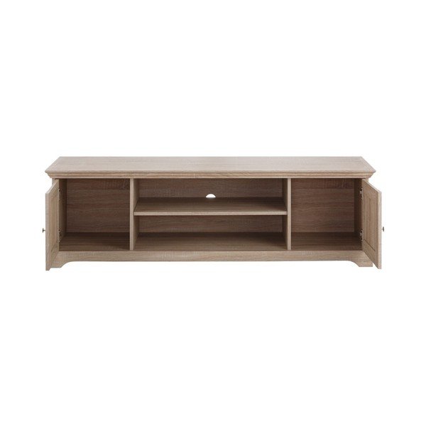 Širší drevený TV stolík Støraa Anika-image-1