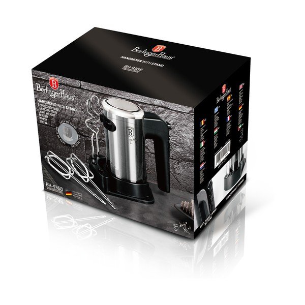 Ručný šľahač Black Silver Collection - BerlingerHaus-image-2