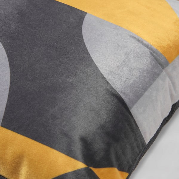 Sivo-žltá obliečka na vankúš La Forma Rise, 45 × 45 cm-image-1