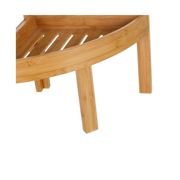 Trojposchodový bambusový rohový stojan Casa Selección Bamboo-image-3