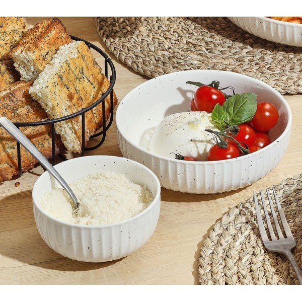 Biela miska 250 ml Ora Gloss – Salt&Pepper-image-1