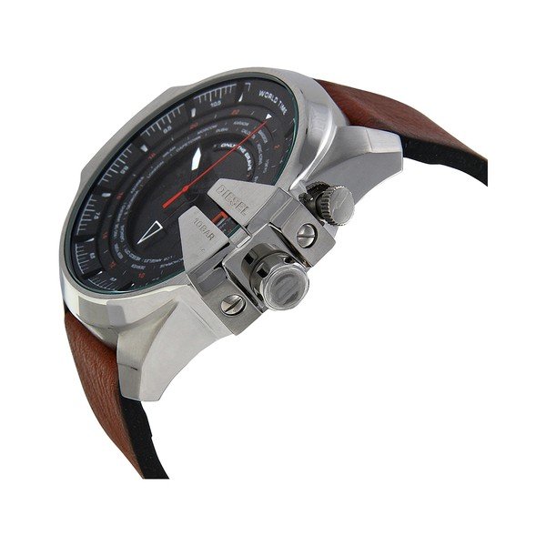 Pánske hodinky Diesel s koženým remienkom Donavan-image-3