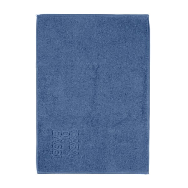 Modrá bavlnená kúpeľňová predložka Casa Di Bassi Basic, 50 × 70 cm