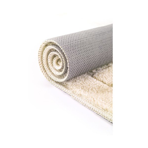 Krémovobiele kúpeľňové predložky v súprave 2 ks 50x80 cm Kareli – Foutastic-image-4