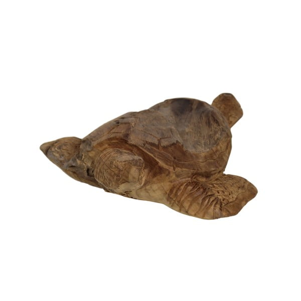 Dekorácia z teakového dreva HSM Collection Turtle