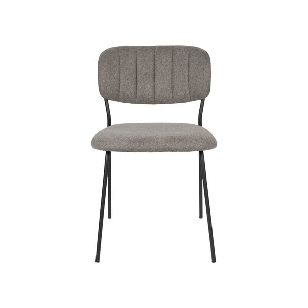 Sivé jedálenské stoličky v súprave 2 ks Jolien - White Label-image-2