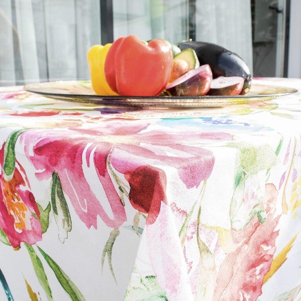 Bavlnený obrus Happy Friday Basic Pink Bloom, 150 x 150 cm-image-1