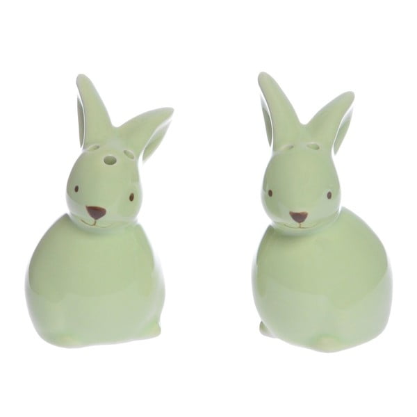 Zelená soľnička a korenička Ewax Little Rabbit