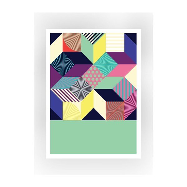 Plagát Geometric Abstract, veľ. A3-image-2