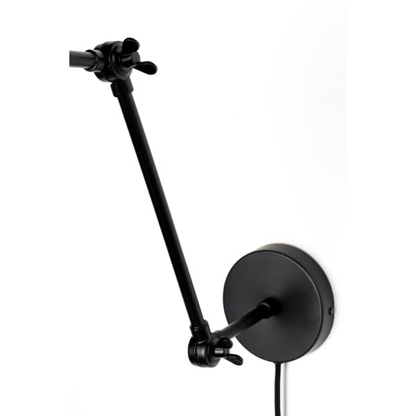 Čierne nástenné svietidlo Xavi - White Label-image-4