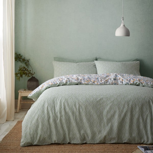 Obliečky na jednolôžko 135x200 cm Safiya Mandala – Pineapple Elephant-image-1