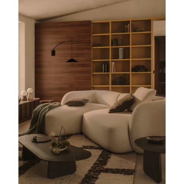 Čierne nástenné svietidlo ø 35 cm Kally – Kave Home-image-1