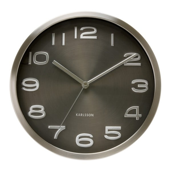 Čierne hodiny Present Time Maxie