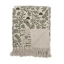 Zeleno-krémová deka 130x160 cm Maribelle – Bloomingville