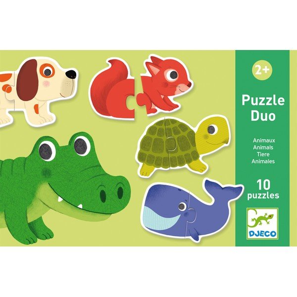 Detské puzzle Djeco Duo Zvieratká-image-1