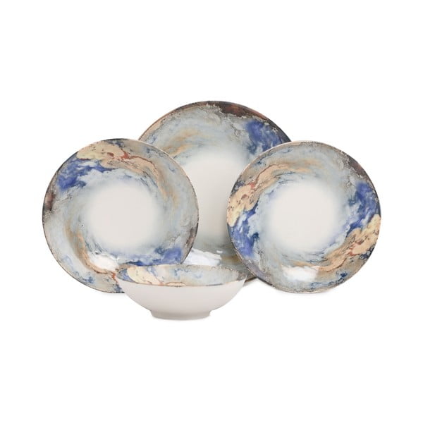 24-dielna súprava porcelánového riadu Güral Porselen Abstract-image-2