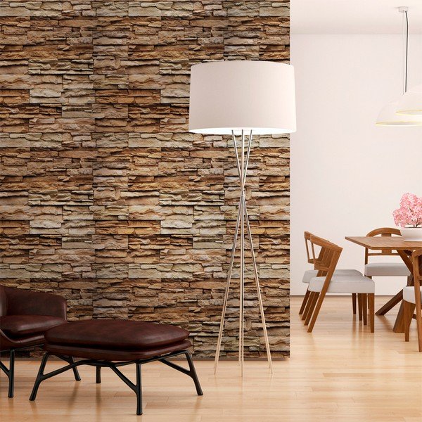 Dekoratívna samolepka na stenu Ambiance Bricks, 40 × 40 cm-image-1