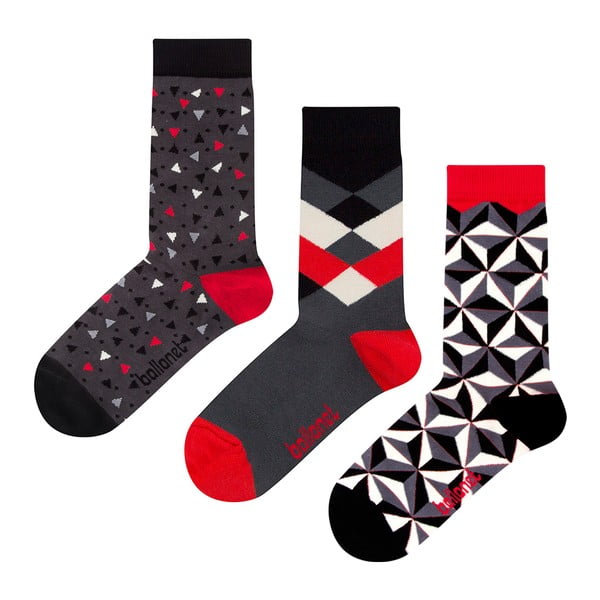 Darčeková sada ponožiek Ballonet Socks Abstract, veľkosť 41-46