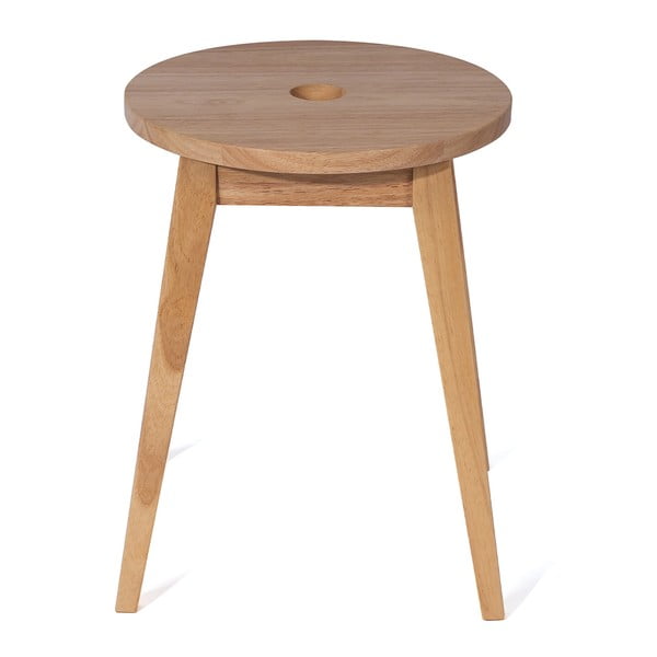 Svetlo prírodné stolička z kaučukového dreva Club – Bonami Essentials-image-1