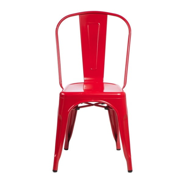 Červená stolička D2 Paris
