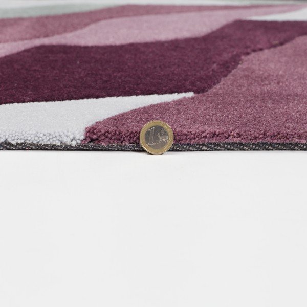 Sivo-fialový koberec Flair Rugs Splinter Purple, 120 × 170 cm-image-1