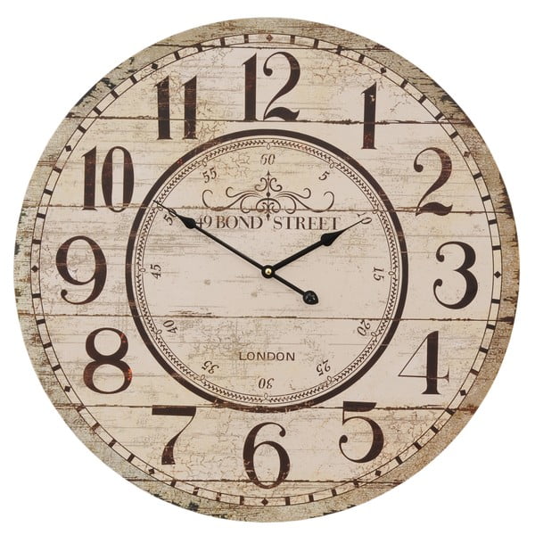 Nástenné hodiny Clayre & Eef Mulinoro, ⌀ 60 cm