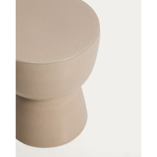 Keramický okrúhly záhradný stolík 36x36 cm Mesquida – Kave Home