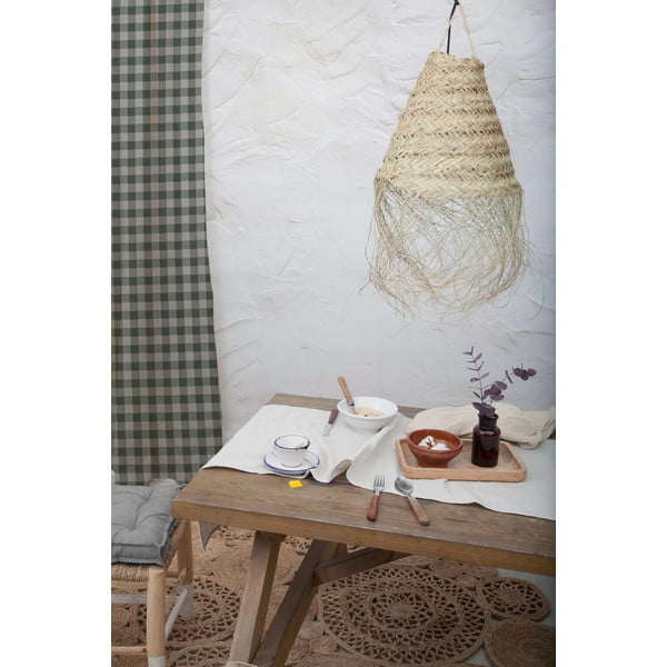 Zelený záves Really Nice Things Cuture Cortina Hogar Green Vichy-image-1