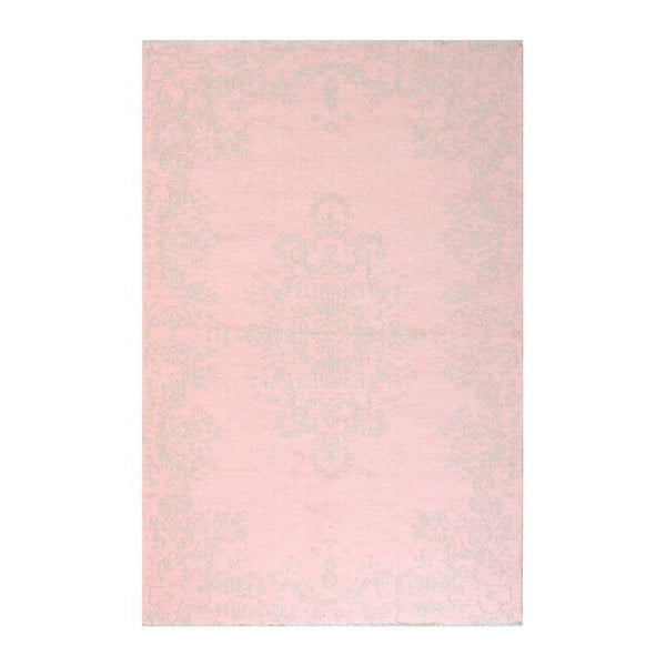 Obojstranný ružovo-béžový koberec Vitaus Lauren, 77 x 200 cm