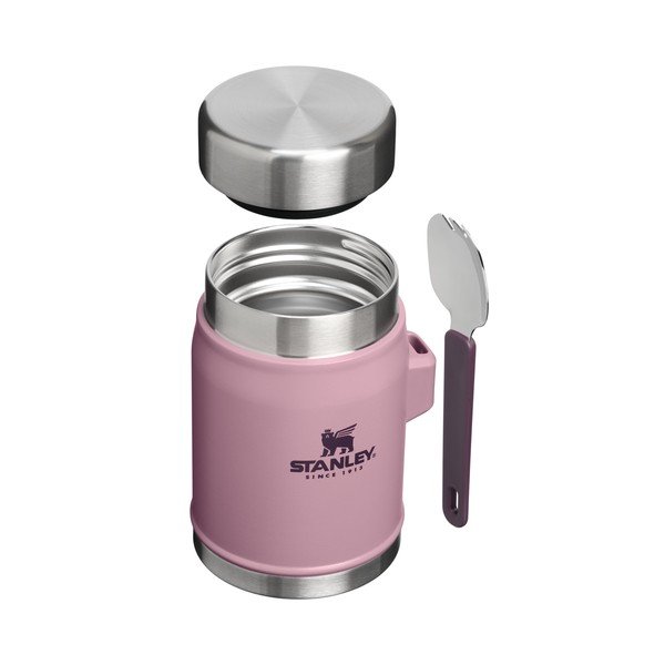 Fialová termoska na jedlo z nehrdzavejúcej ocele 400 ml Legendary Food Jar + Spork Purple Smoke – Stanley-image-2