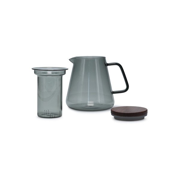 Sivá sklenená kanvica na čaj so sitkom 930 ml Luma – S|P Collection-image-3