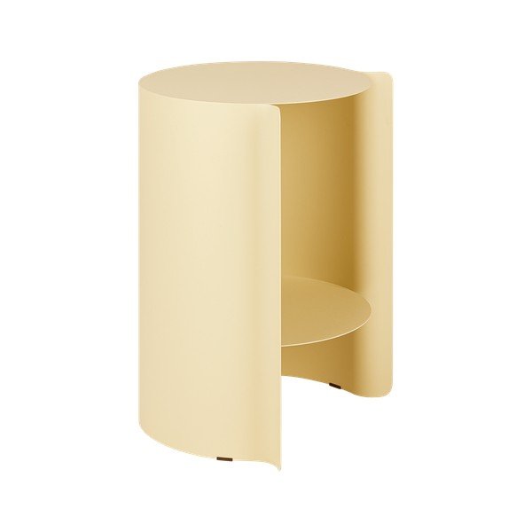 Oceľový okrúhly odkladací stolík ø 32 cm Wa – noo.ma-image-3