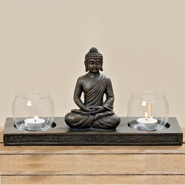Stojan na sviečky Boltze Buddha