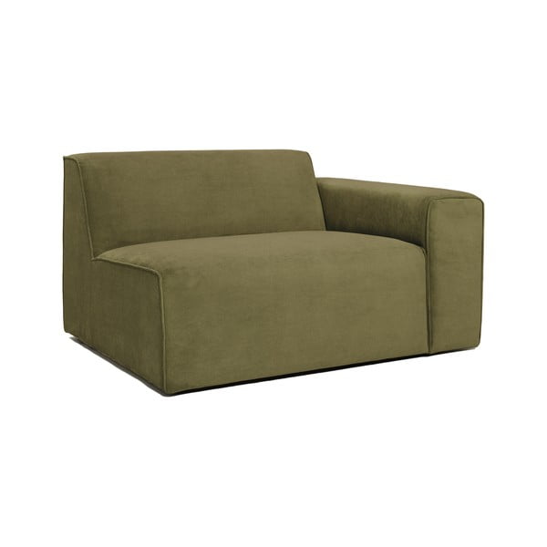 Zelený menčestrový modul pohovky (pravý roh) Sting - Scandic-image-2