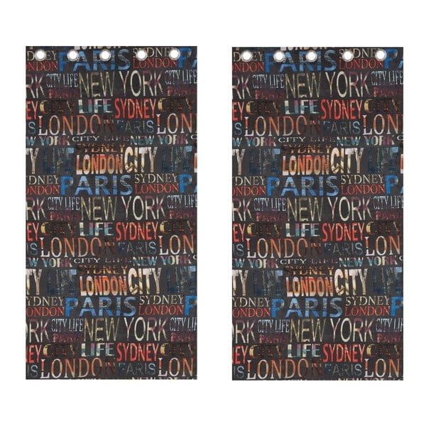 Záves City Life, 168x183 cm