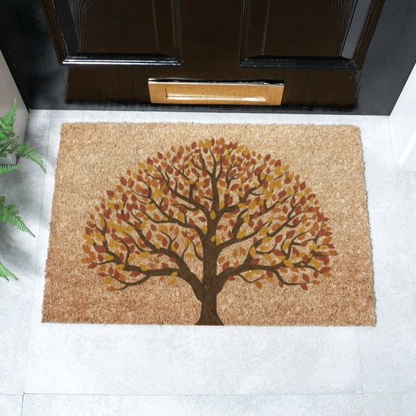 Rohožka z kokosového vlákna 40x60 cm Autumnal Tree of Life – Artsy Doormats-image-2