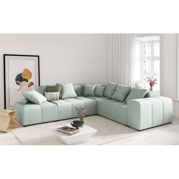 Zelený vankúš k modulárnej pohovke Rome - Cosmopolitan Design-image-3